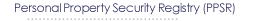 Personal Property Security Registry